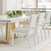Palm Gate Side Chair Cloud White