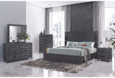 CYPRESS DARK Grey Full Bedroom