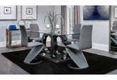 D2207DT Dining Table + Chair GREY