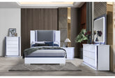 YLIME SMOOTH WHITE KING Bedroom Set