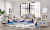 7700-LIGHT GREY Reclining Sofa