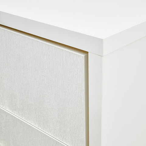 Palm Gate 6 Drawer Chest Cloud White