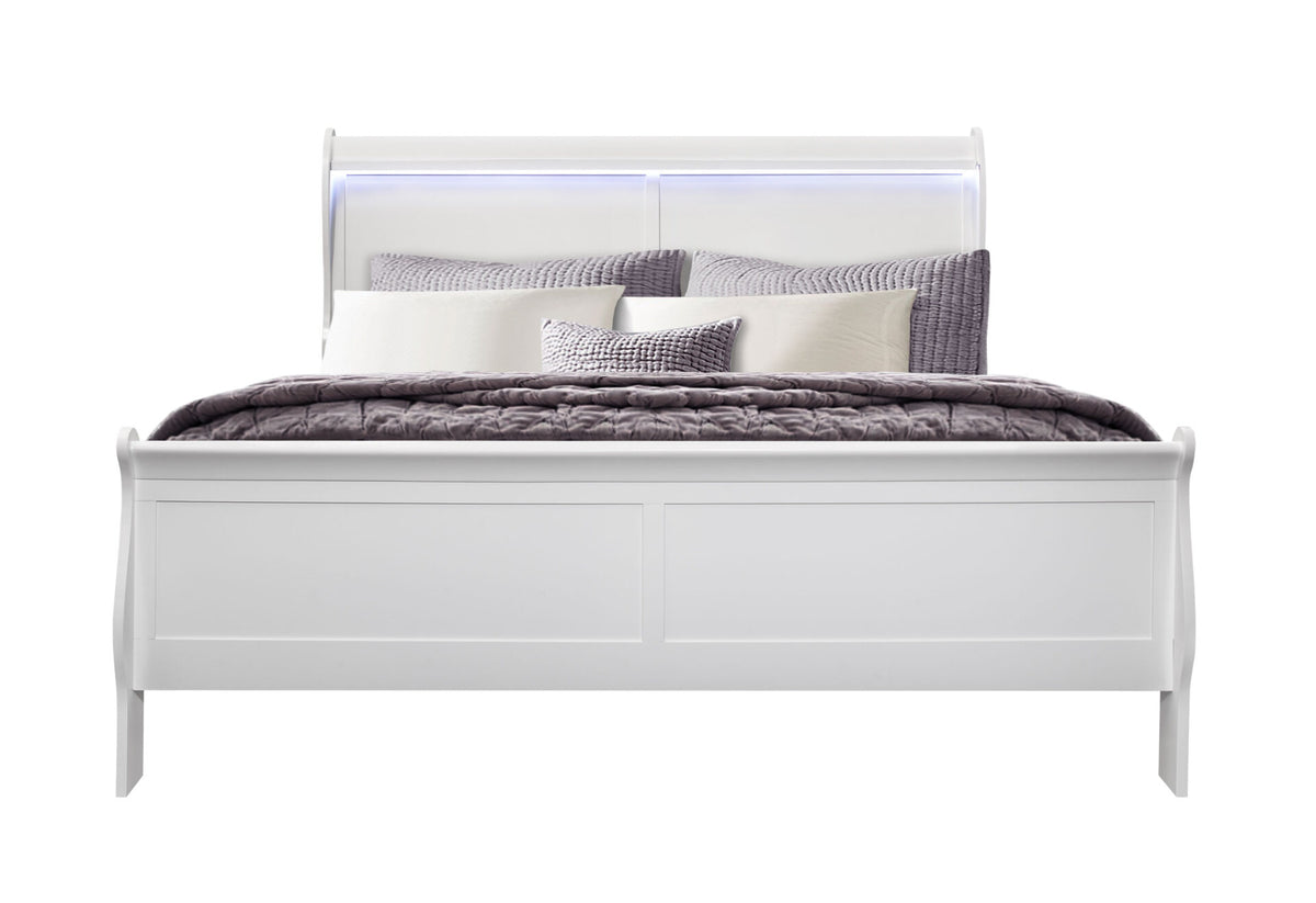 Charlie Bed White