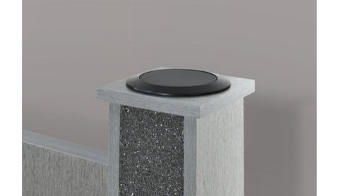 LOGAN SILVER Bedroom Set LED AND SPEAKERS