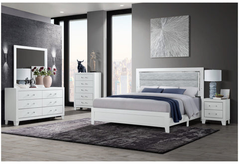 LUCCIA WHITE Bedroom Set