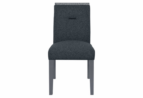 MONACO  DINING TABLE AND 4 DARK GREY DINING CHAIRS