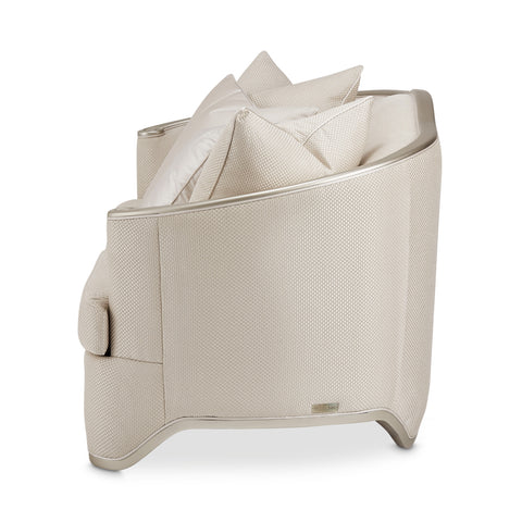 London Place Loveseat Light Champagne