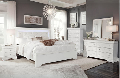 POMPEI METALLIC WHITE WITH LED