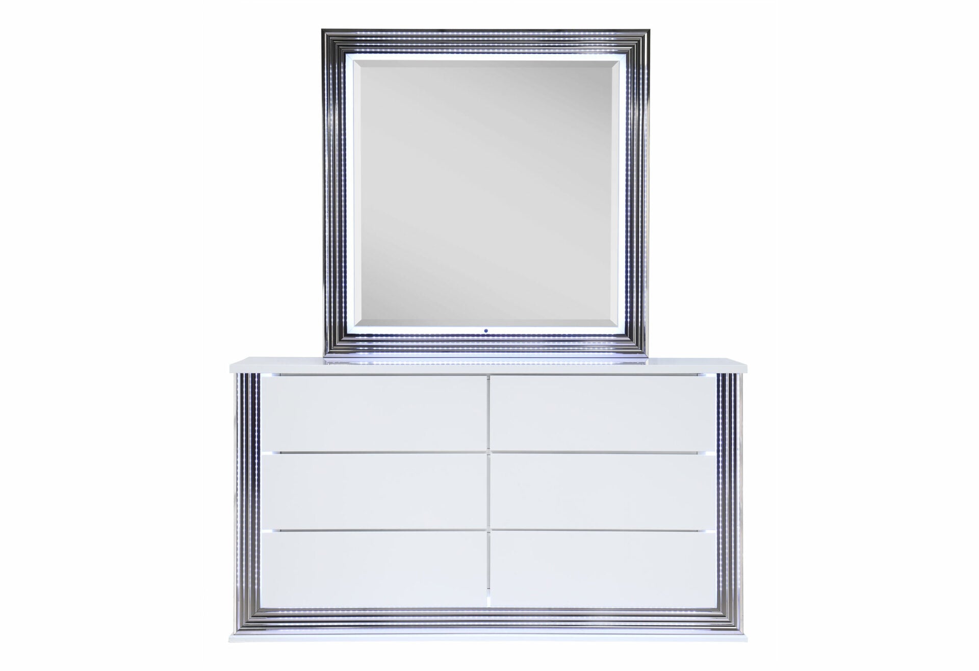 YLIME SMOOTH WHITE KING Bedroom Set