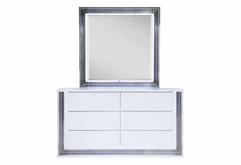 YLIME SMOOTH WHITE KING Bedroom Set
