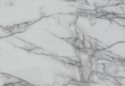 YLIME WHITE MARBLE DINING TABLE + GREY 4 Chair DC