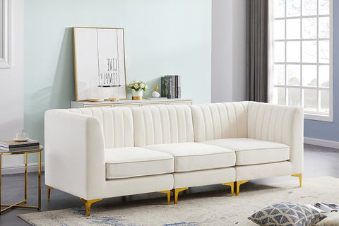 Alina Velvet Modular Sofa