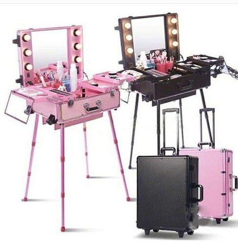 BON- PINK/ black LUGGAGE