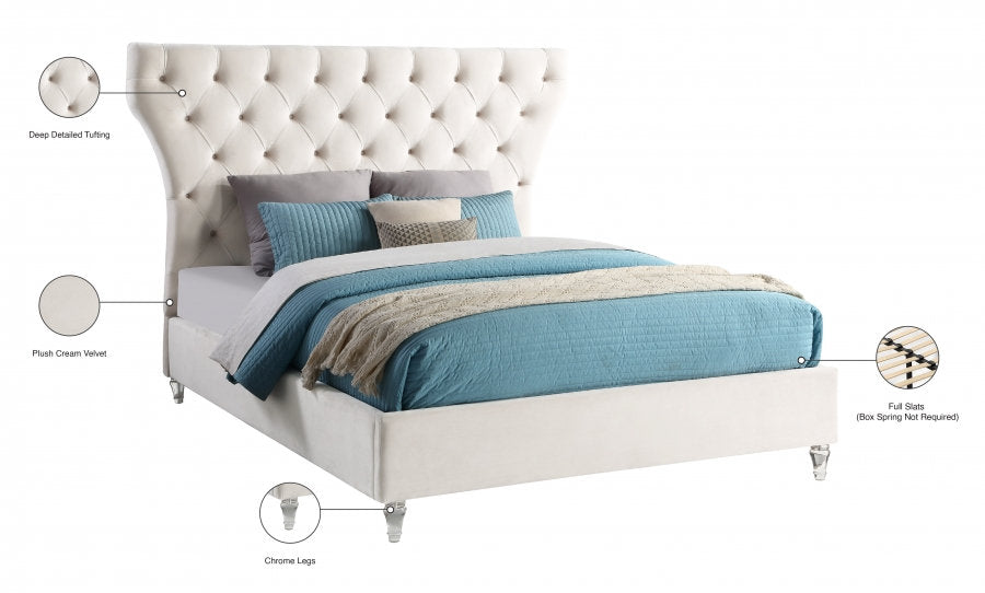 Kira Velvet Bed