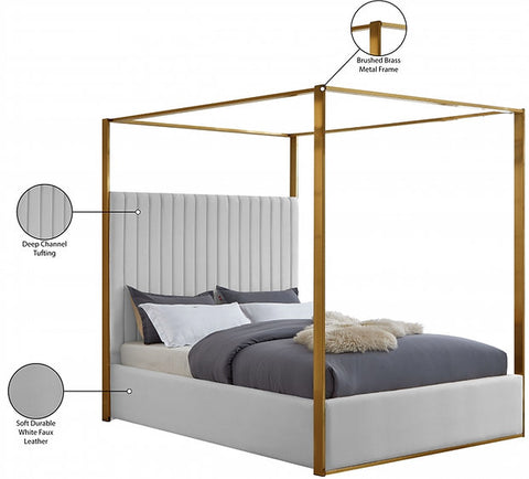 Jones Faux Leather Bed