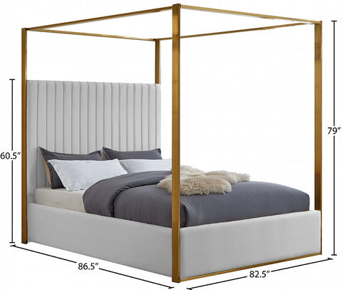 Jones Faux Leather Bed