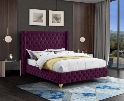 Savan Velvet Bed