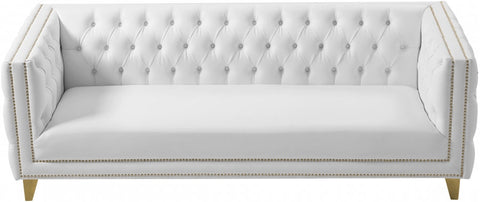 Michelle Faux Leather Sofa