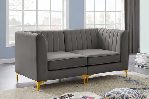 Alina Velvet Modular Sofa l